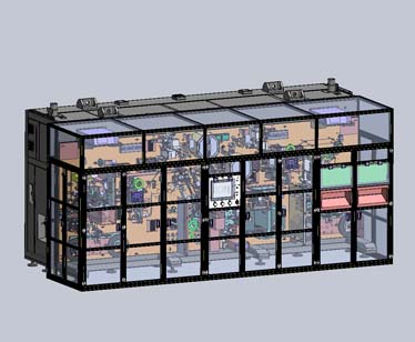 高速扣式焊接卷绕一体机