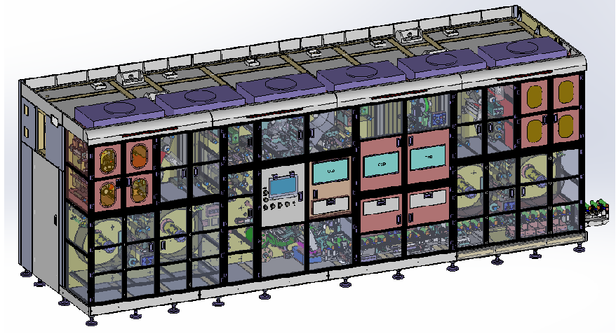 储能大圆柱激光切卷绕一体机