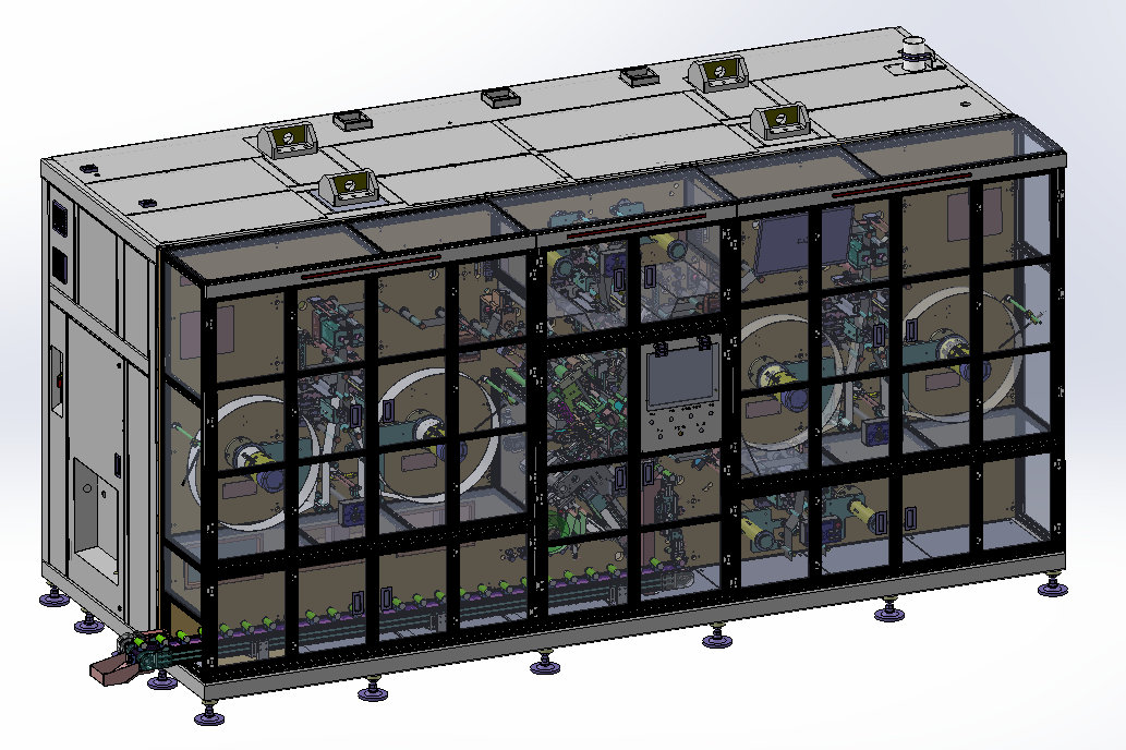 高速全极耳圆柱卷绕一体机